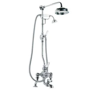 Lefroy Brooks Godolphin D/m Thermo Bsm With Riser, Kit & 8" Rose - Nickel
