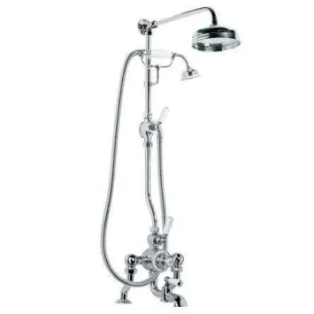 Lefroy Brooks Godolphin D/m Thermo Bsm With Riser, Kit & 8" Rose - Nickel product image - Image 1