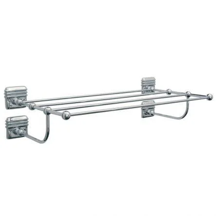 Lefroy Brooks Belle Aire Towel Shelf - Antique Gold