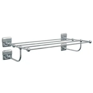 Lefroy Brooks Belle Aire Towel Shelf - Antique Gold