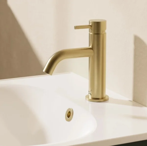 Crosswater MPRO XL Basin Tap Brushed Brass