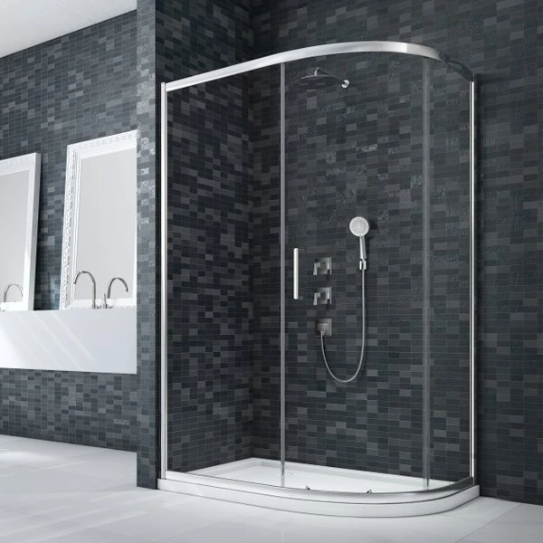 Merlyn Ionic Essence Framed 1 Door Offset Quad 1000 X 800mm