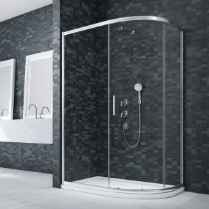 Merlyn Ionic Essence Framed 1 Door Offset Quad 1000 X 800mm