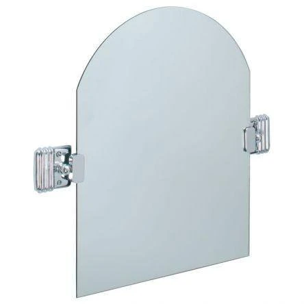 Lefroy Brooks Belle Aire Dome Top Tilting Mirror - Chrome