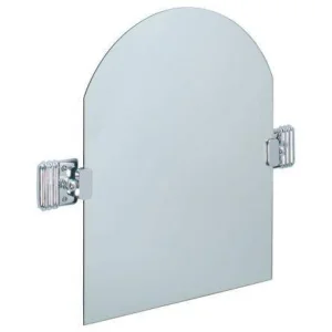 Lefroy Brooks Belle Aire Dome Top Tilting Mirror - Chrome