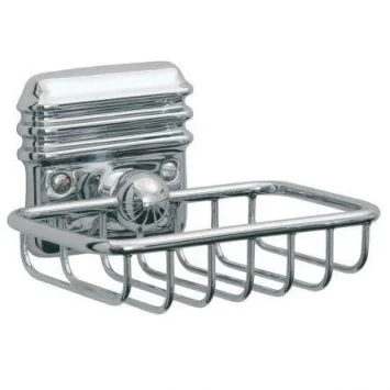 Lefroy Brooks Belle Aire Wire Soap Dish - Chrome product image - Image 1