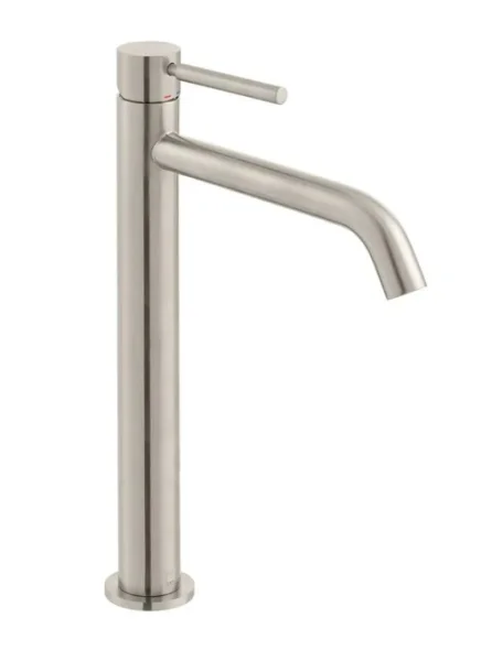 Vado Individual Origins Slimline Extended Mono Basin Mixer Brushed Nickel