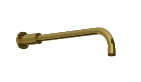 Lefroy Brooks Modern Shower Projection Arm 400mm - Brushed Brass