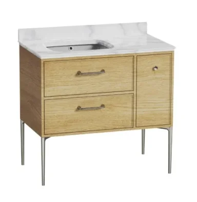Roper Rhodes Walcot 900 3 Drawer Light Oak product image - Image 1