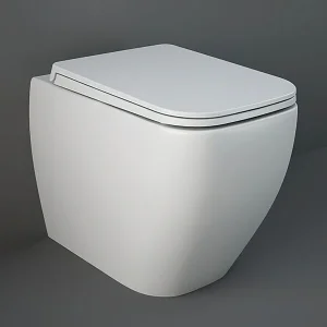 RAK Feeling Rimless Back to Wall Pan Matt White