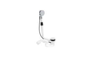 Waste- And Overflow Fitting 52 Mm, 1070 Mm, Chrome