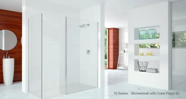 Merlyn 10 Series Shower Wall With Wall Profile Only 900mm