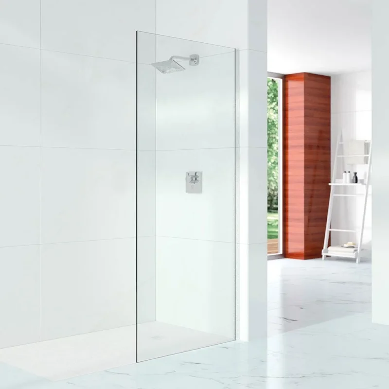 Merlyn 10 Series Shower Wall With Wall Profile Only 900mm detail view - Image 2
