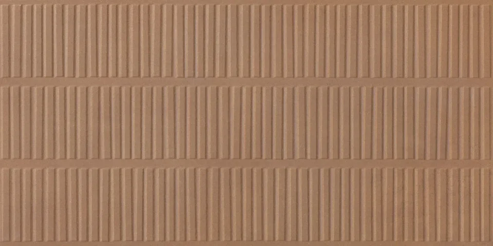European Tiles Terra Fired Earth 120 X 60cm Sculpted Stack Matt Wall Tile product image - Image 1
