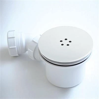 Eastbrook 90mm Fast Flow Shower Waste Matt White