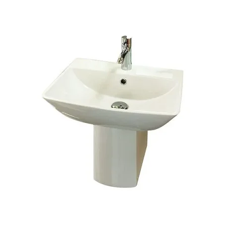 Rak Summit 50cm Semi Recessed Basin 1th product image - Image 1