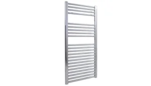 Vogue Focus (Straight) Towel Radiator Electric Only - Chrome 1500X600