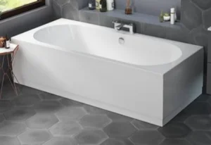 Eastbrook Biscay De Straight Edge 1700x700 5mm White
