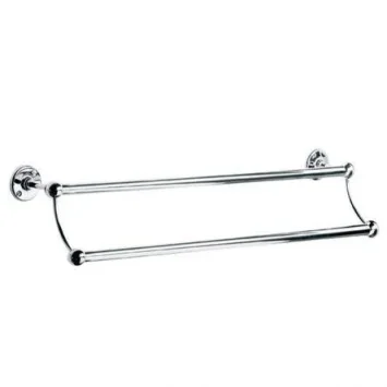 Lefroy Brooks Classic Edwardian 508mm Double Towel Rail - Chrome product image - Image 1