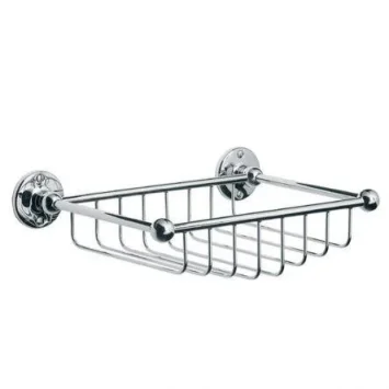 Lefroy Brooks Classic Edwardian Wire Sponge Dish - Nickel product image - Image 1