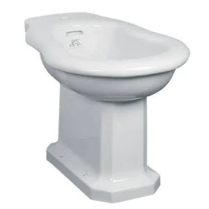 Lefroy Brooks Classic Bidet 1 Tap Hole - White