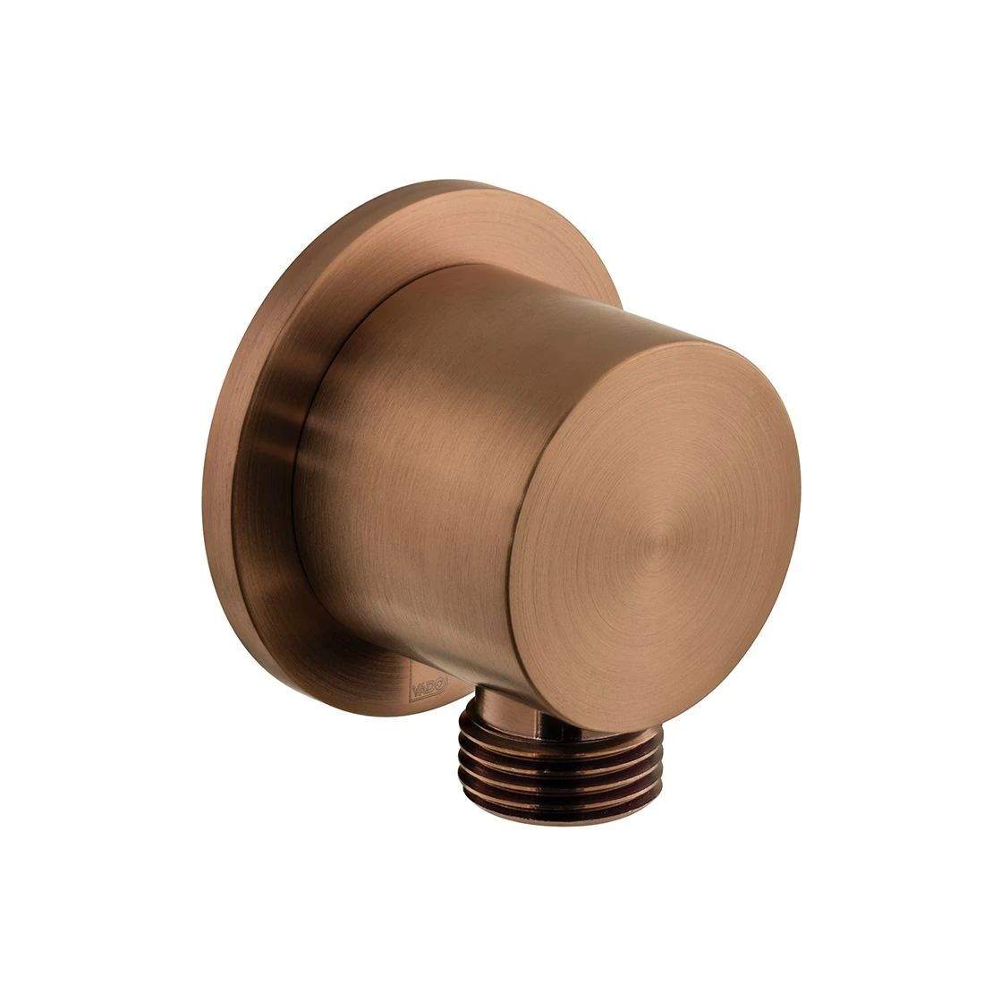 Vado Individual Round Wall Outlet Brushed Bronze