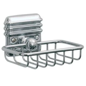 Lefroy Brooks Belle Aire Wire Soap Dish - Nickel