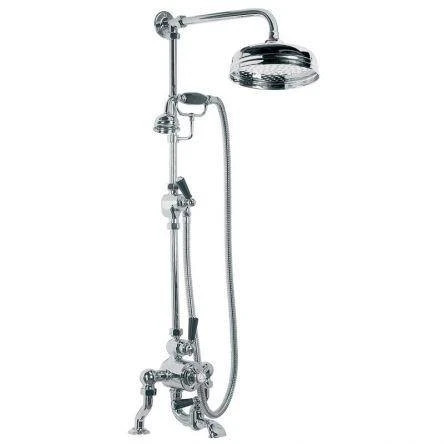 Lefroy Brooks Classic Blk Lev D/m Thermo Bsm, Riser, Kit & 8" Rose - Antique Gold