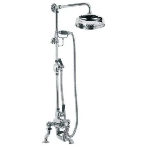Lefroy Brooks Classic Blk Lev D/m Thermo Bsm, Riser, Kit & 8" Rose - Antique Gold