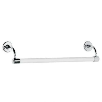 Lefroy Brooks Classic 508mm Large Boreenamelled Towel Rail - Nickel product image - Image 1