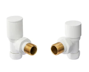 Vogue Arne Valves - Angled 1/2Inch 15mm - White 78X75