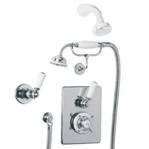 Lefroy Brooks Godolphin Conc Thermo Valve With W/m Kit - Chrome