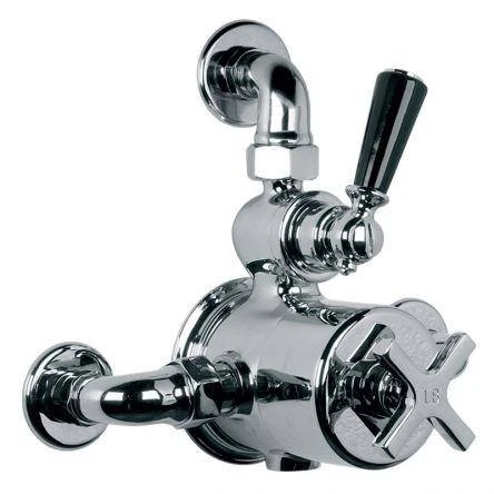 Lefroy Brooks Mackintosh Exp Thermo Valve With Top Return - Nickel