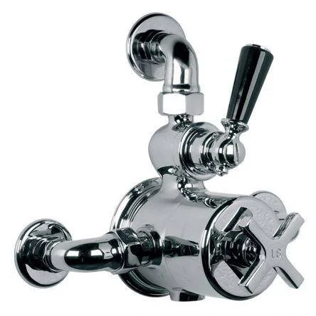 Lefroy Brooks Mackintosh Exp Thermo Valve With Top Return - Nickel
