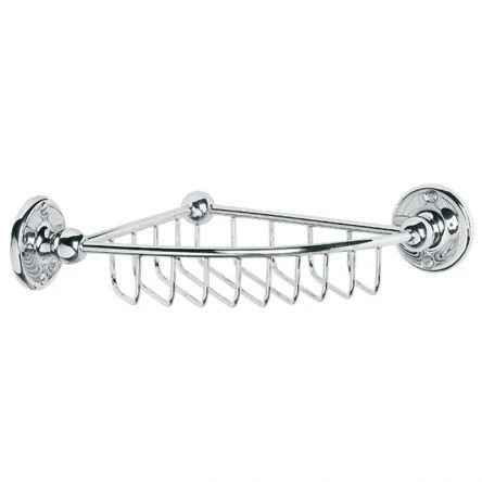 Lefroy Brooks Classic Edwardian Corner Shower Soap Dish - Chrome