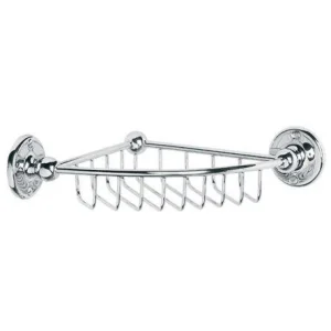 Lefroy Brooks Classic Edwardian Corner Shower Soap Dish - Chrome