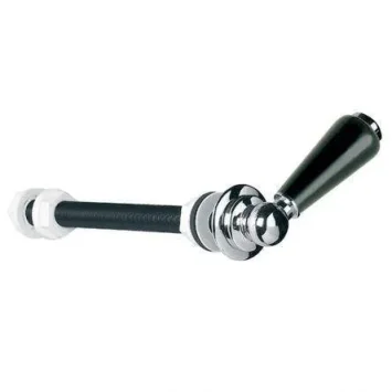 Lefroy Brooks Classic Ext Black Ceramic Cistern Lever - Antique Gold product image - Image 1