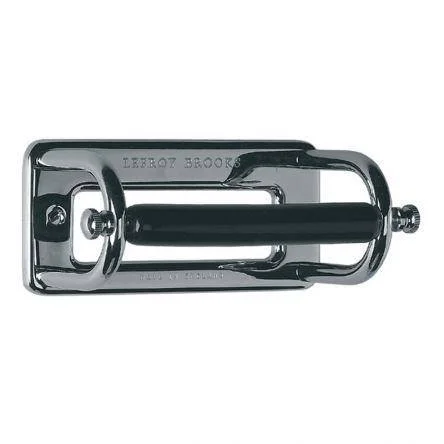 Lefroy Brooks Classic Black Ceramic Paper Holder - Nickel