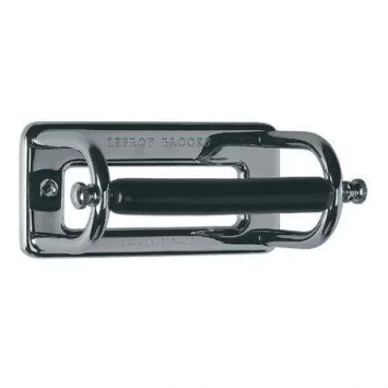 Lefroy Brooks Classic Black Ceramic Paper Holder - Nickel product image - Image 1
