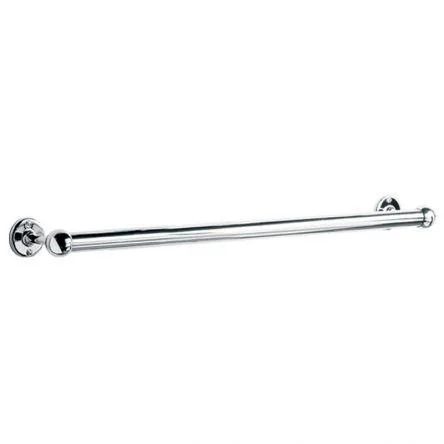 Lefroy Brooks Classic Edwardian 762mm Large Bore Towel Rail - Antique Gold