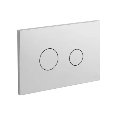 Vado Round Button Flush Plate Chrome product image - Image 1