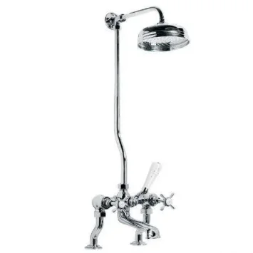 Lefroy Brooks Classic D/m Bsm With Riser & 8" Rose - Nickel product image - Image 1