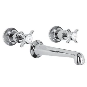 Lefroy Brooks Classic Conc 3h Basin Mixer - Chrome