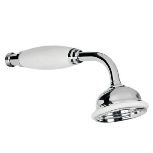 Lefroy Brooks Classic Ceramic Handset With 2 1/2" Rose - Chrome
