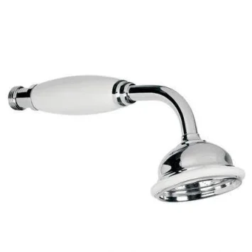 Lefroy Brooks Classic Ceramic Handset With 2 1/2" Rose - Chrome product image - Image 1