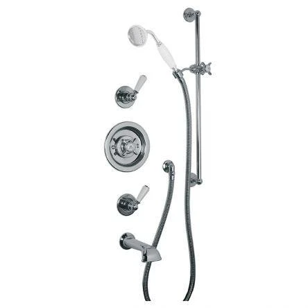 Lefroy Brooks Godolphin Conc Archi Bsm, Flow Ctrl, Spout & Kit - Nickel
