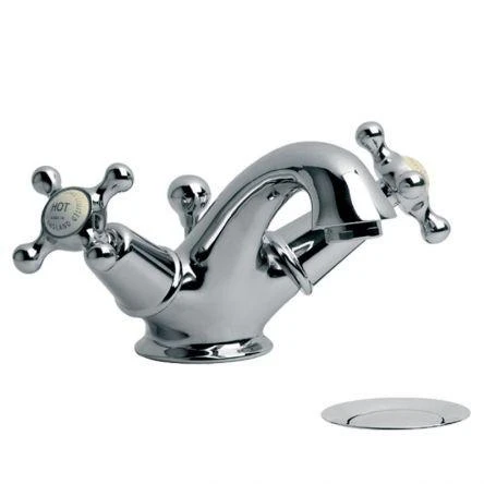 Lefroy Brooks Connaught Mono Basin Mixer With Puw - Nickel
