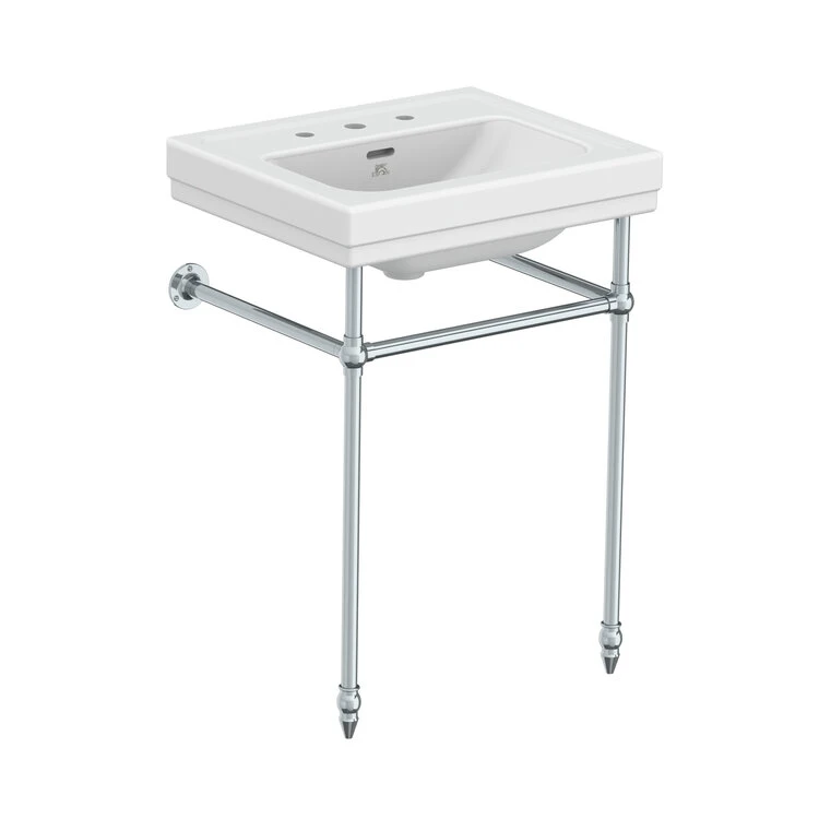 Lefroy Brooks Metropole 62cm Basin 3 Tap Hole - White