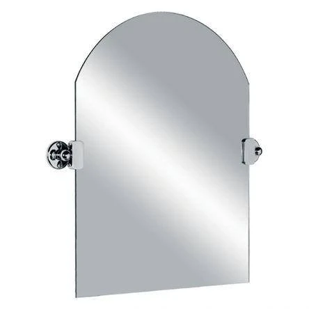 Lefroy Brooks Classic Edwardian Dome Top Tilting Mirror - Antique Gold