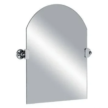 Lefroy Brooks Classic Edwardian Dome Top Tilting Mirror - Antique Gold product image - Image 1